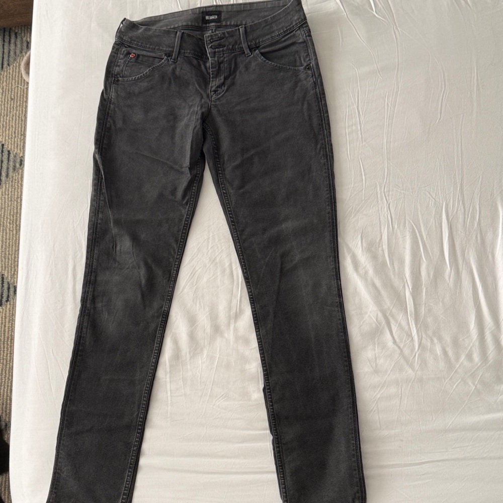 Hudson Jeans Skinny Jeans in Faded Black